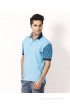 Wills Lifestyle Vista Blue Cotton Polo T Shirt